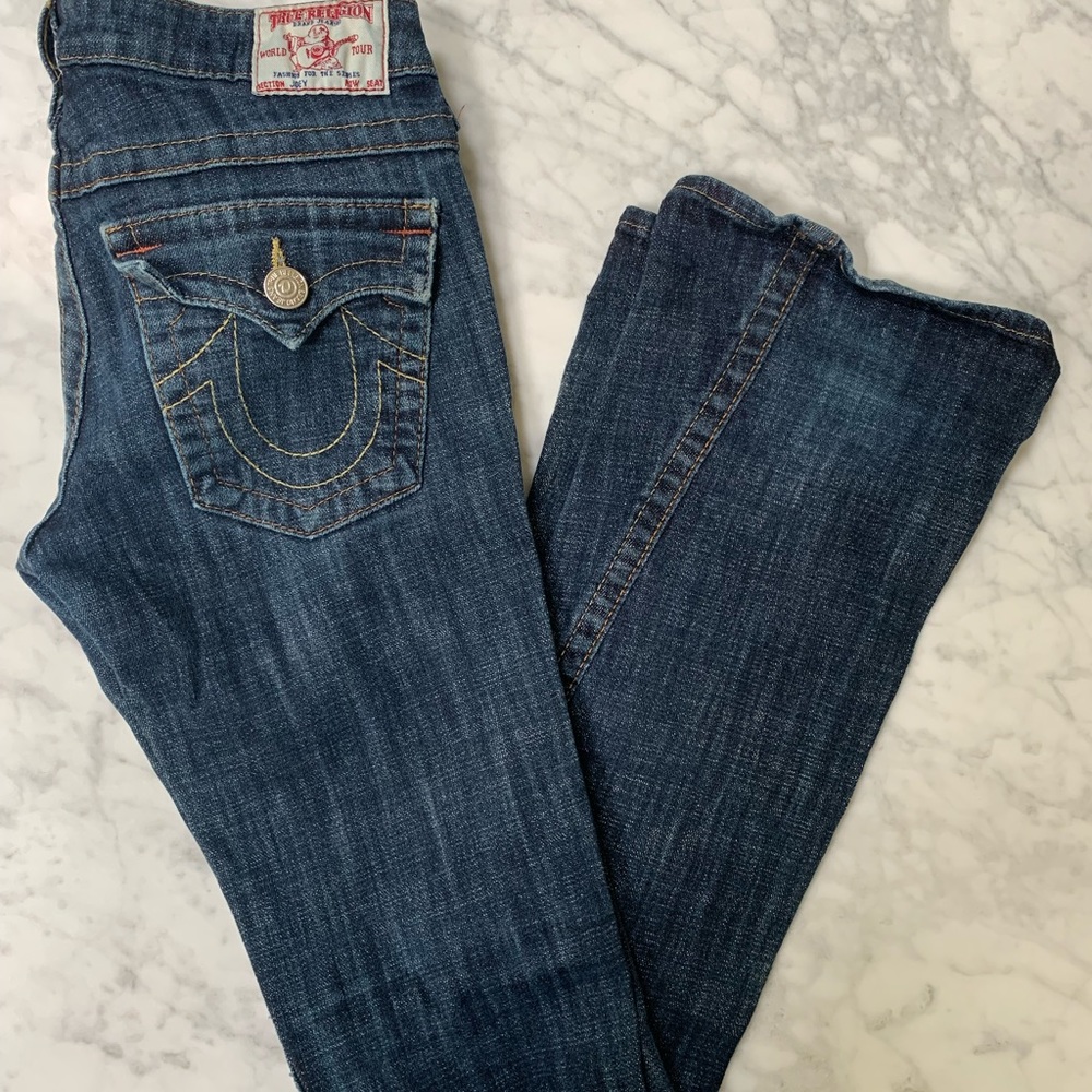 True Religion Wide Leg Jeans
